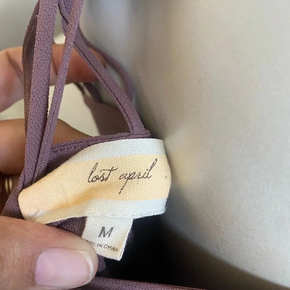 Lost April Purple Dress size medium - Picture 10 of 13